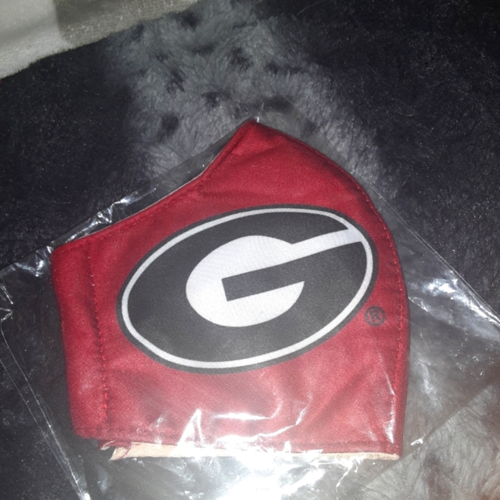 Georgia Bulldogs Football  Face mask/Red and Black/OSFA